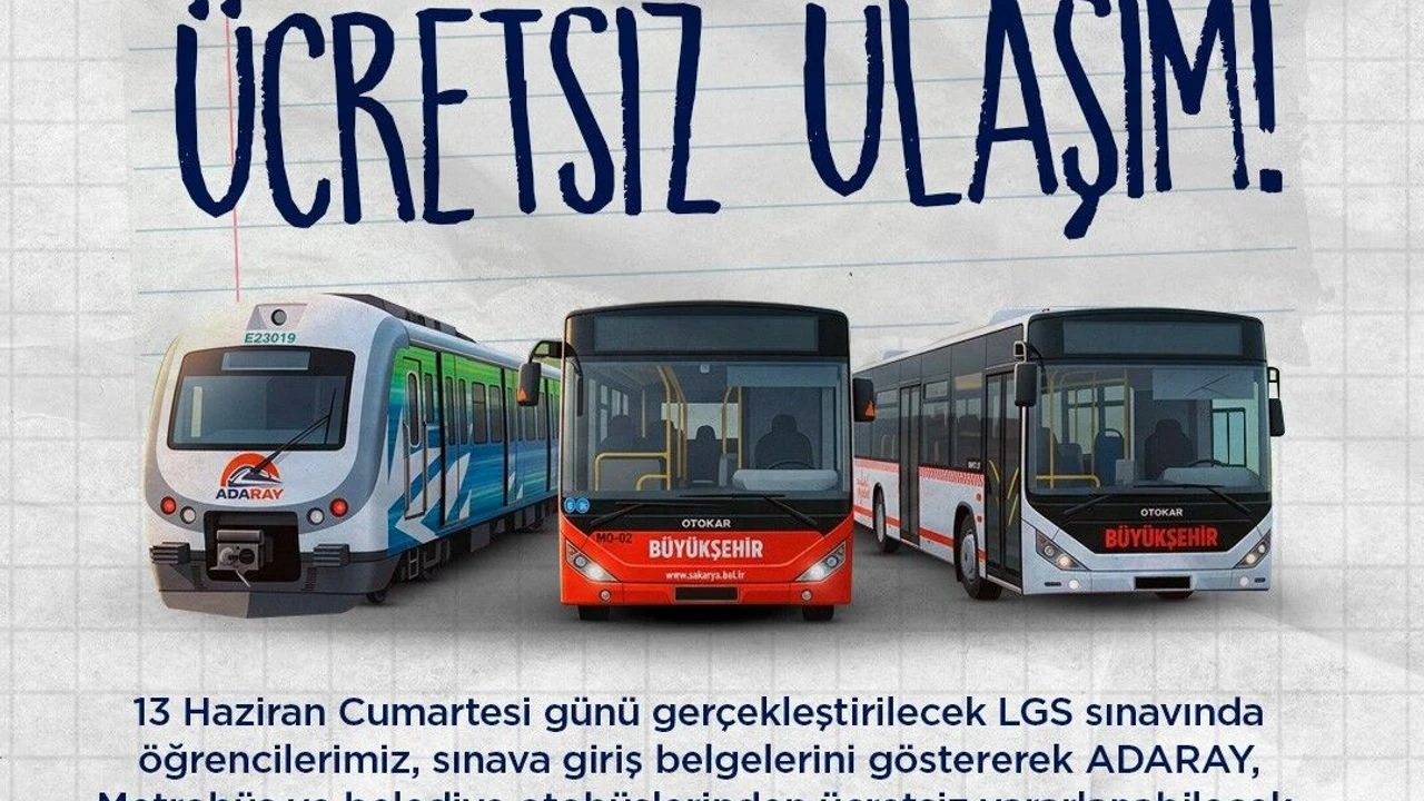 Büyükşehir’den LGS’ye girecek öğrencilere ücretsiz ulaşım ve sessiz sınav ortamı desteği