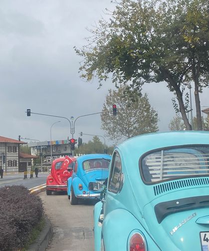 Sakarya'da vosvos tutkunlarından 29 Ekim'e özel konvoy