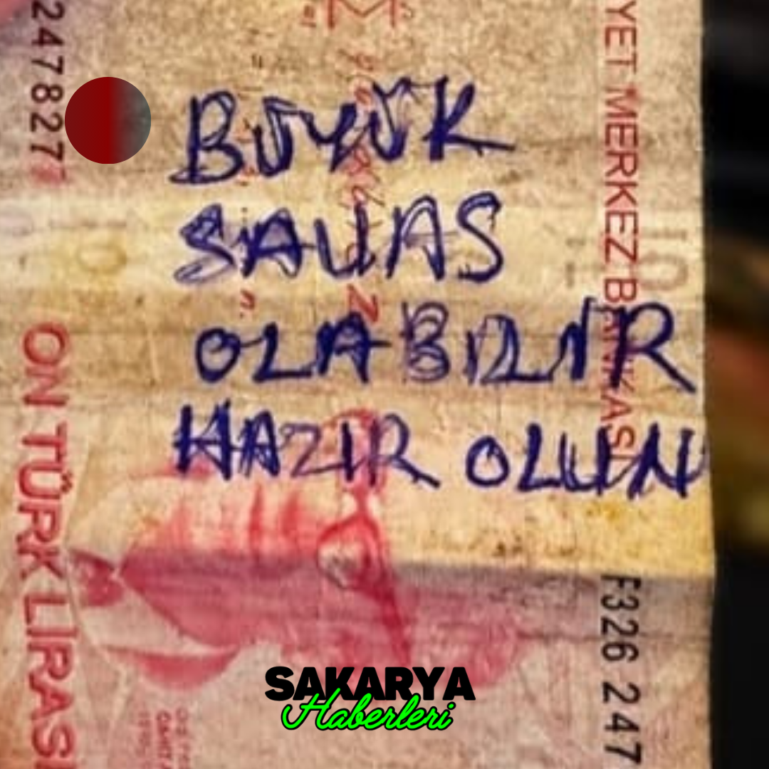 Sakarya’da 10 TL’nin üzerindeki mesaj şaşırttı