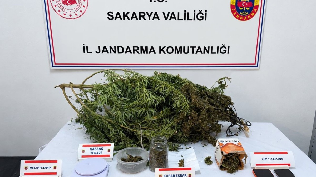 Sakarya'da jandarmadan uyuşturucu operasyonları: 3 tutuklama